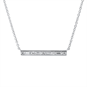 Collier 18 kt WG, mit ZÖ 40,6 cm
