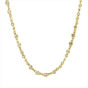 Collier 18 kt GG, mit ZÖ 42,5 cm + 40,0 cm