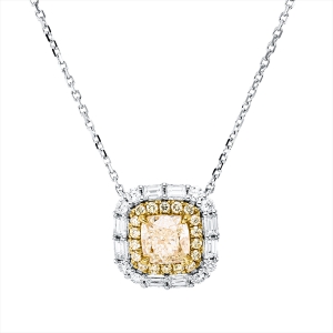 Collier 18 kt WG+GG