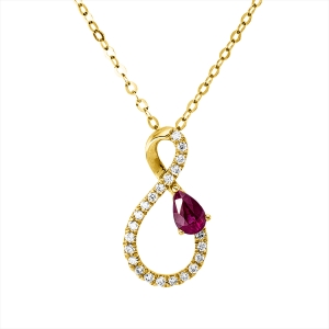Collier 18 kt GG, mit ZÖ 40 cm + 43 cm
