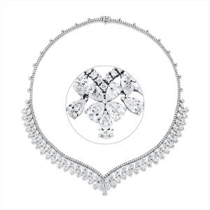 Collier 18 kt WG, Choker