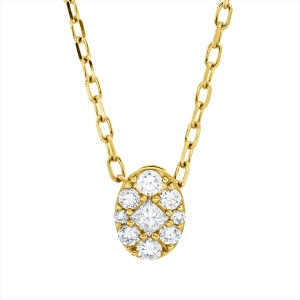 Collier 18 kt GG, mit ZÖ 40.6 cm , 43.2 cm