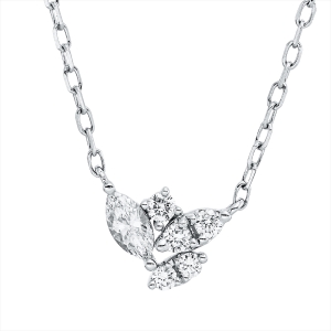 Collier 18 kt WG, mit ZÖ 40.6cm,43.2cm