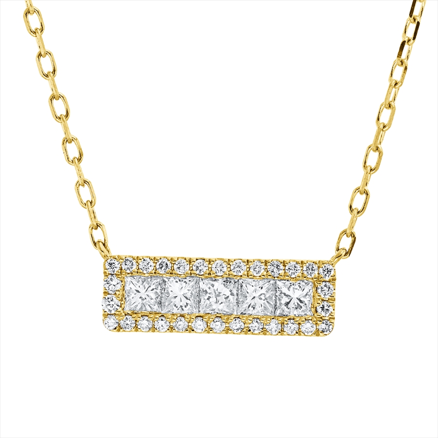 Collier 18 kt GG, mit ZÖ 40.6cm,43.2cm
