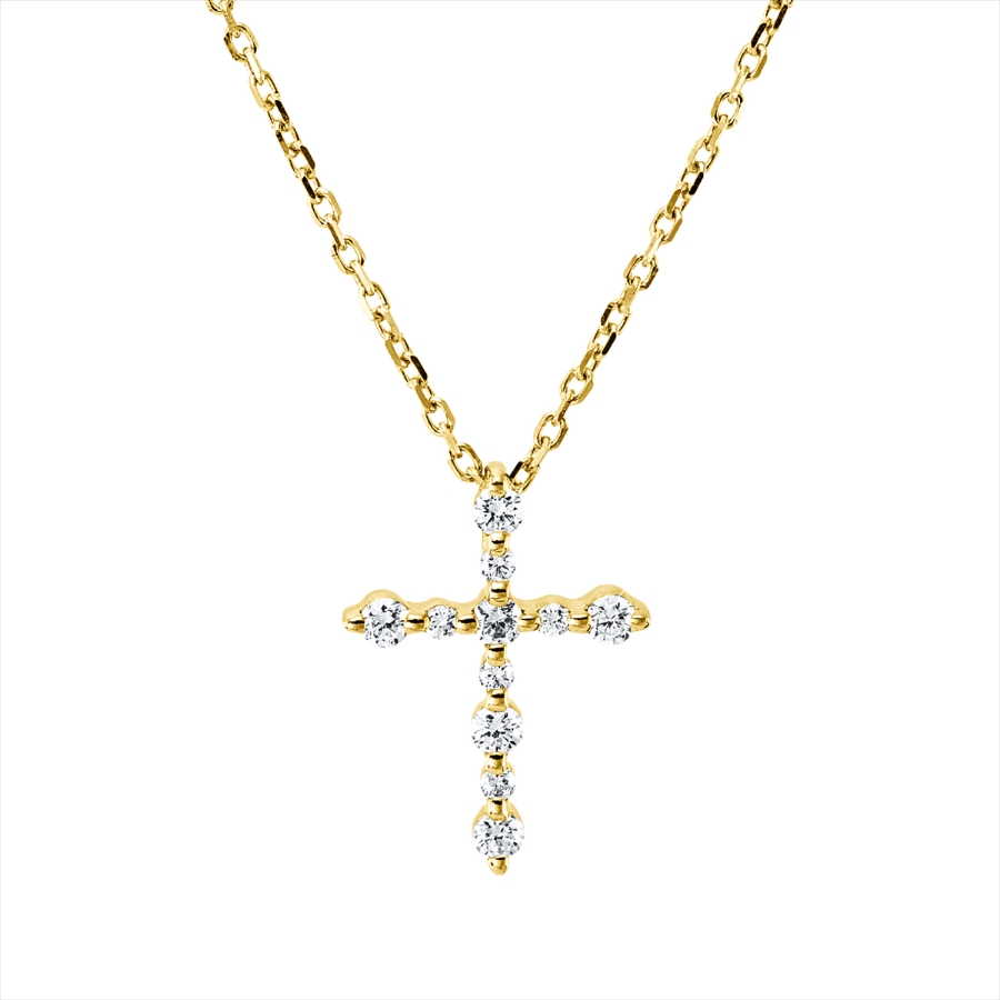 Collier 18 kt GG Kreuz