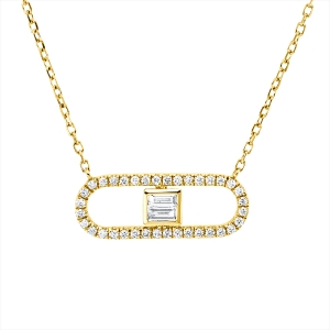 Collier 18 kt GG, mit ZÖ 40 cm