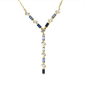 Collier 18 kt GG, mit ZÖ 40,6 cm
