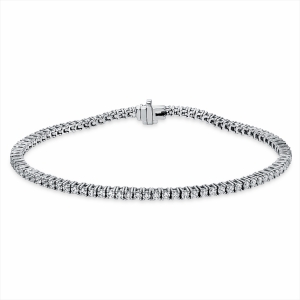 Tennisarmband 4er-Krappe 18kt Weißgold mit 2,29ct Diamanten