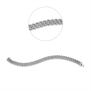 Armband 18 kt GG+WG