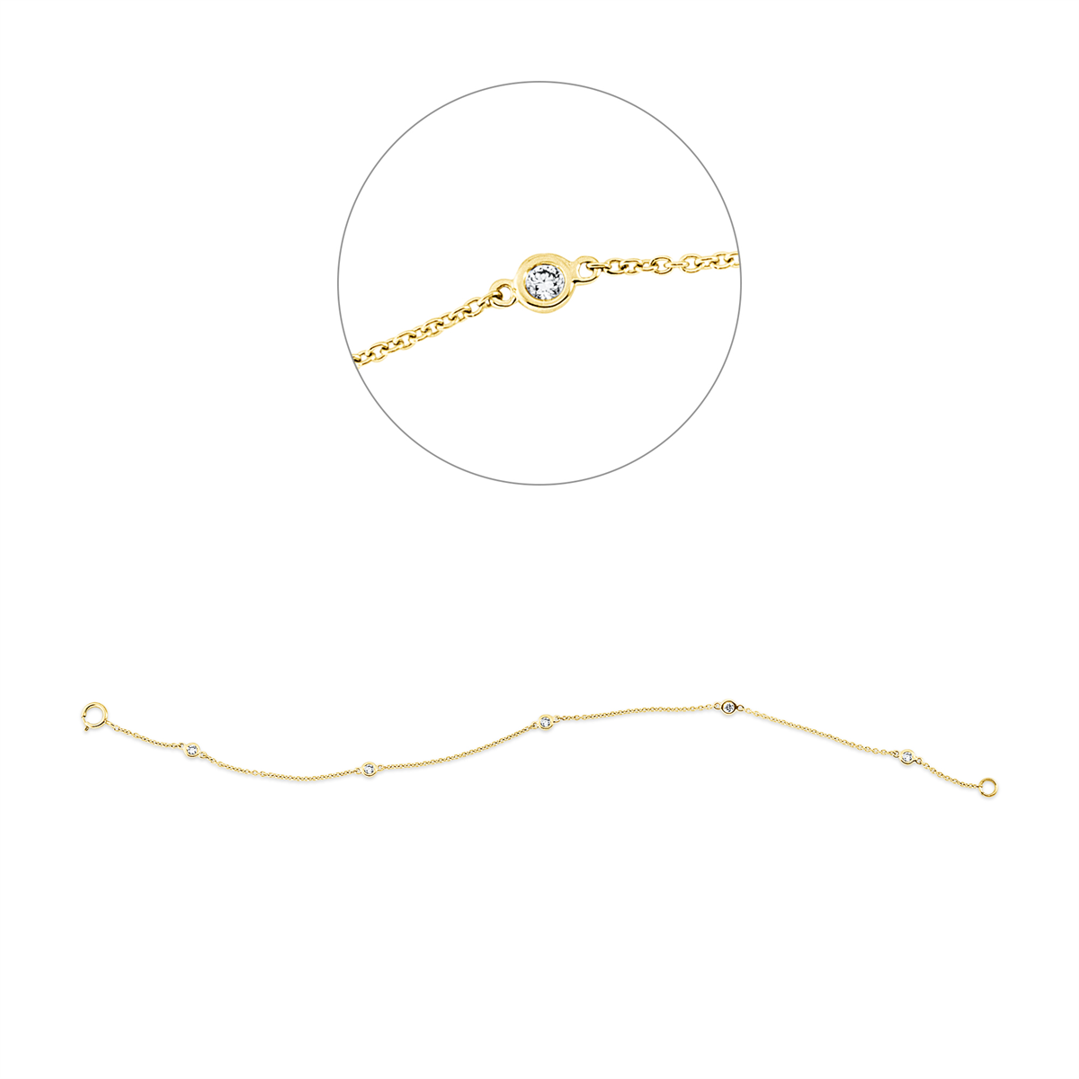 Armband Zarge 18 kt GG