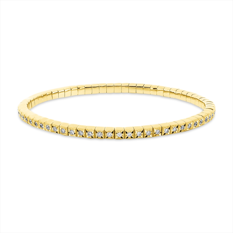 Armband 18 kt GG, Flex-Band, variabel