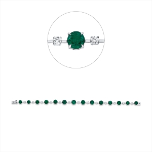 Armband 18 kt WG