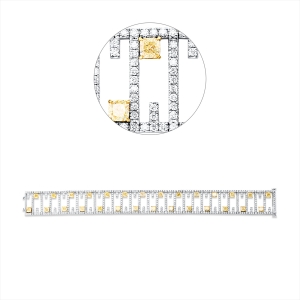 Armband 18 kt WG+GG