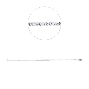 Armband 18 kt WG