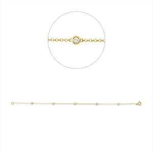 Armband Zarge 18 kt GG
