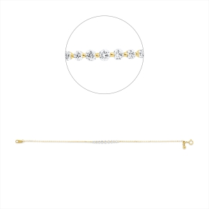 Armband 18 kt GG