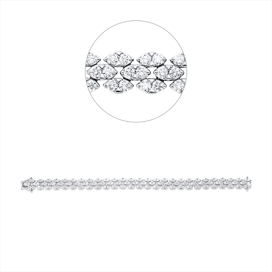 Armband 18 kt WG