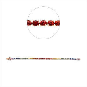 Armband 4er-Krappe 18 kt RG