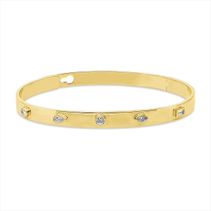 Armreif Zarge 18 kt GG