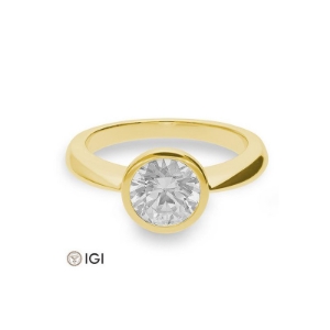 Bild von Verlobungsring Zarge 1.50 ct. 750/- Gelbgold