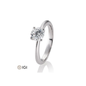 Bild von Verlobungsring Solitär 4 er Krappe  1.50 ct.  950/- Platin