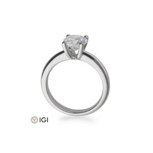 Bild von Verlobungsring Solitär 4 er Krappe  1.50 ct.  950/- Platin