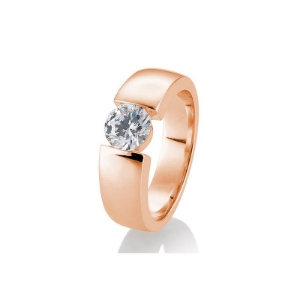 Bild von Spannring mit Diamanten 1.00 ct. 750/- Rotgold