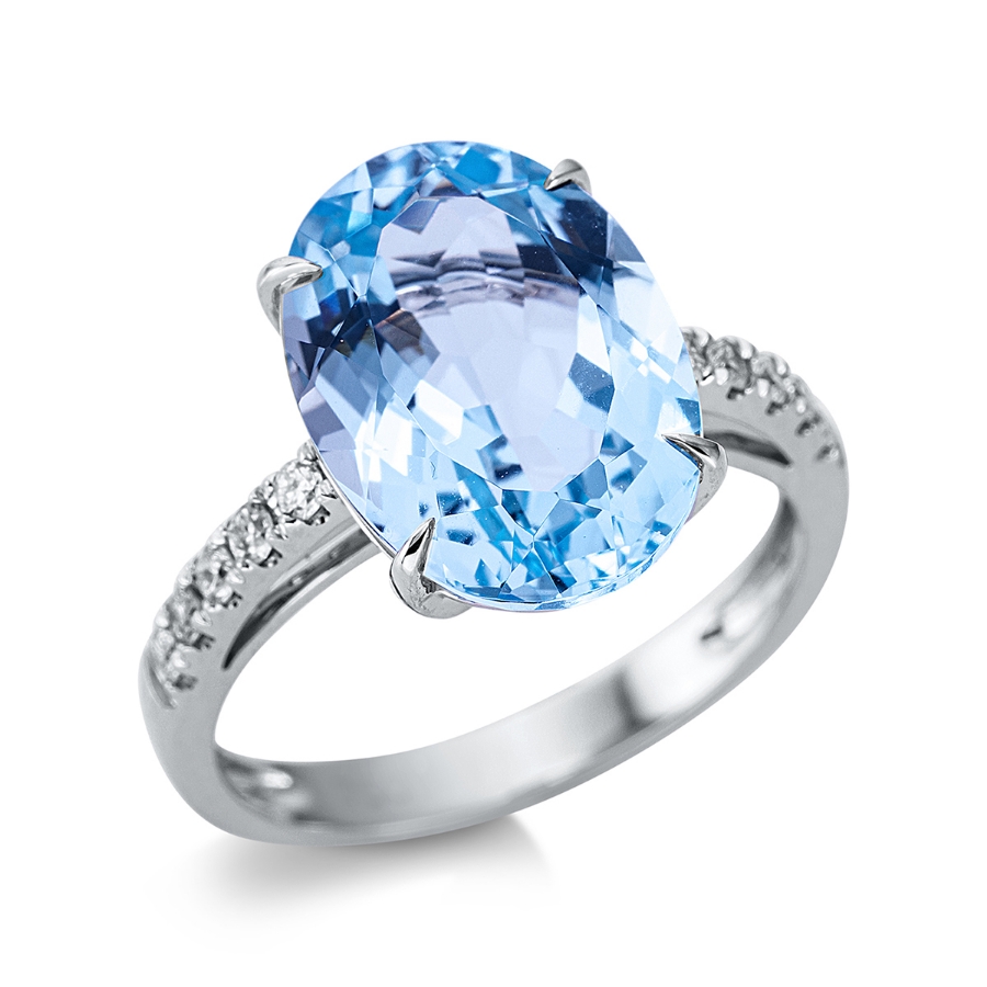 Ring 4er-Krappe 18 kt WG