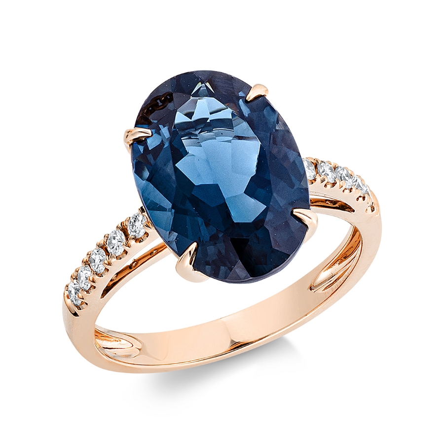 Ring 4er-Krappe 18 kt RG