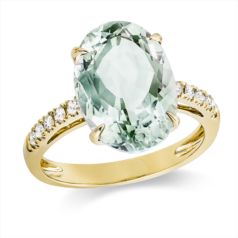 Ring 4er-Krappe 18 kt GG