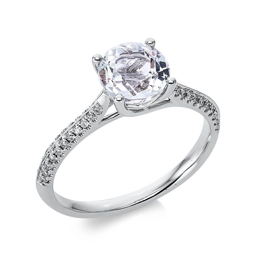 Ring 4er-Krappe 18 kt GG
