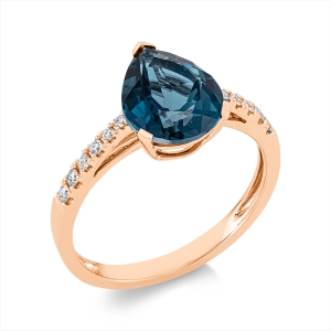 Ring 3er-Krappe 18 kt RG