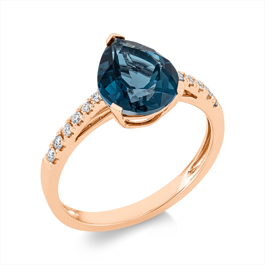 Ring 3er-Krappe 18 kt RG