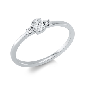 Ring 4er-Krappe 18 kt WG