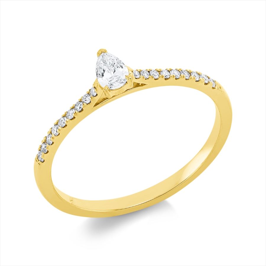 Ring 3er-Krappe 18 kt GG