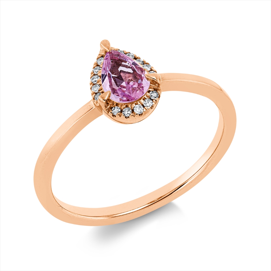 Ring 3er-Krappe 18 kt RG