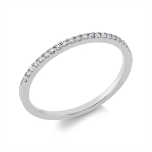 Memoire halb Ring  18kt Gelbgold mit 0,09ct Diamanten