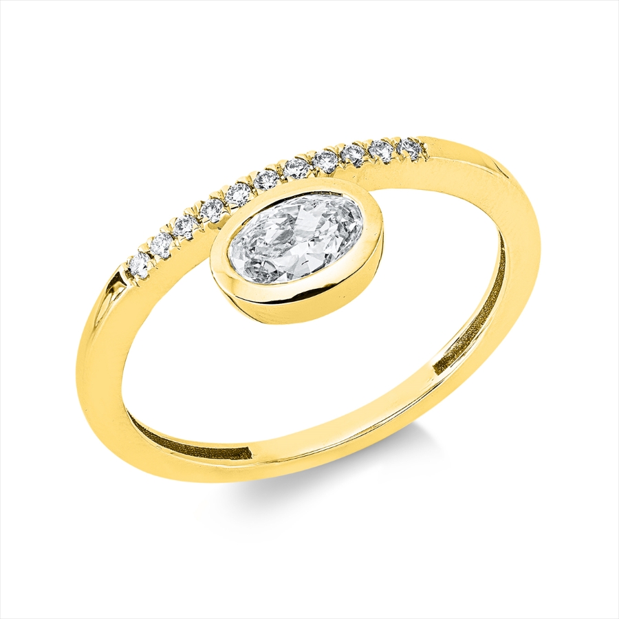 Ring 14 kt GG, IGI