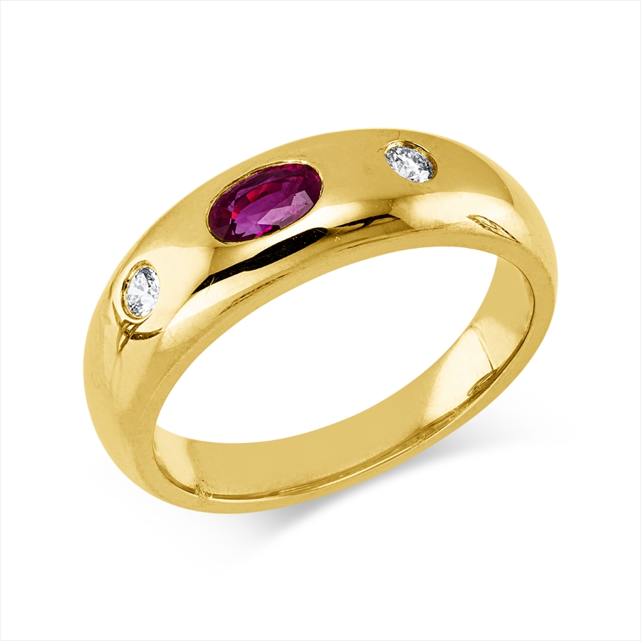 Ring 18 kt GG