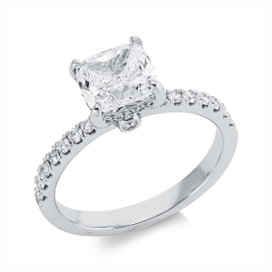 Ring 4er-Krappe 18 kt WG, GIA1518902263