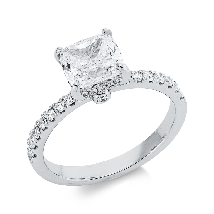 Ring 4er-Krappe 18 kt WG, GIA1518902263