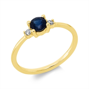 Ring 4er-Krappe 18 kt GG