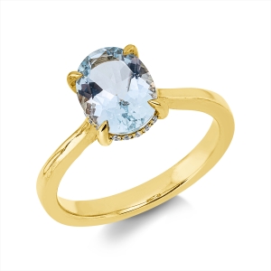 Ring 4er-Krappe 18 kt GG