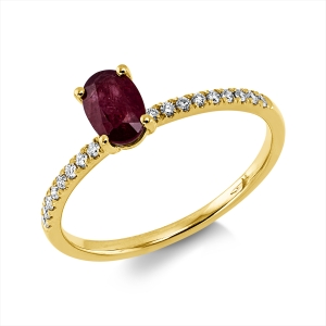 Ring 4er-Krappe 18 kt GG