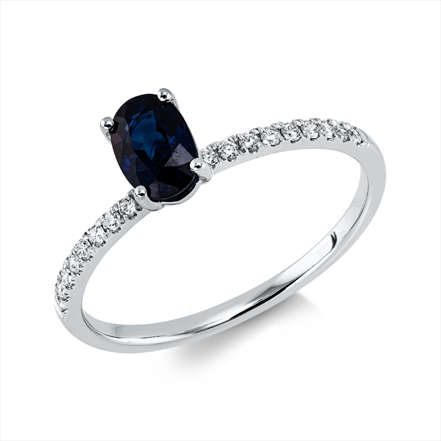 Ring 4er-Krappe 18 kt WG