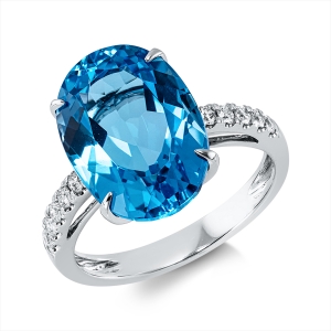 Ring 4er-Krappe 18 kt WG