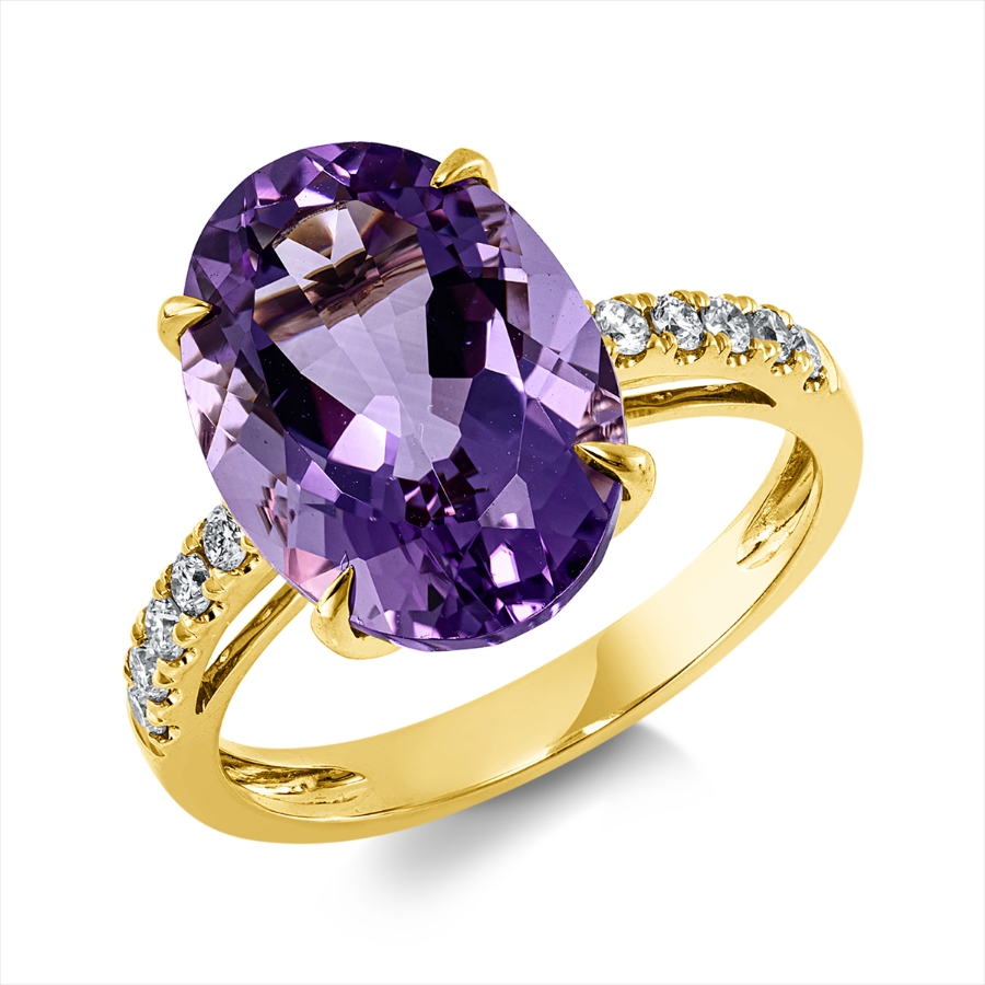 Ring 4er-Krappe 18 kt GG