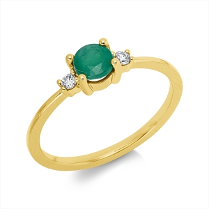 Ring 4er-Krappe 18 kt GG