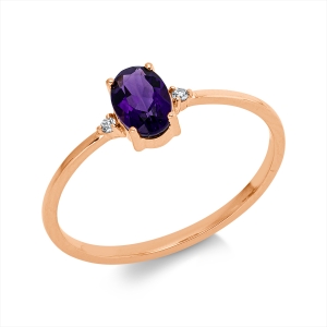 Ring 4er-Krappe 18 kt RG