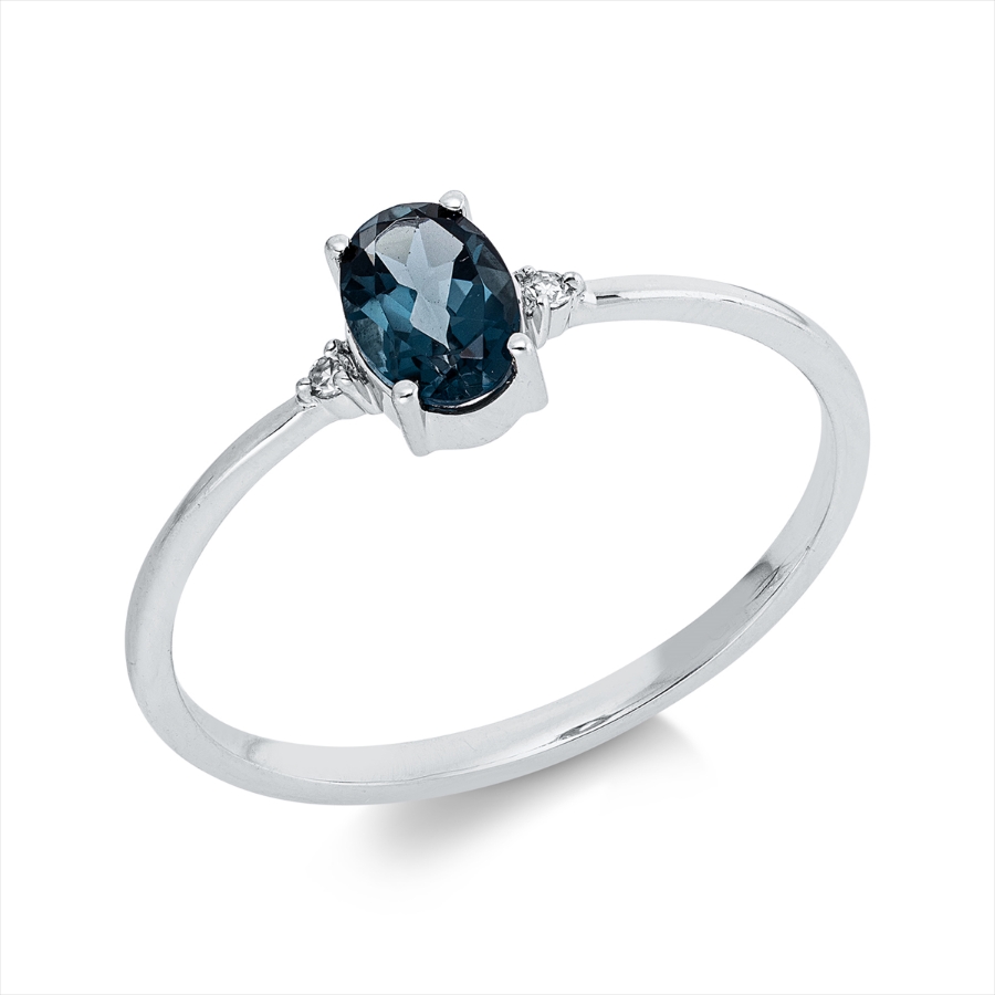 Ring 4er-Krappe 18 kt WG